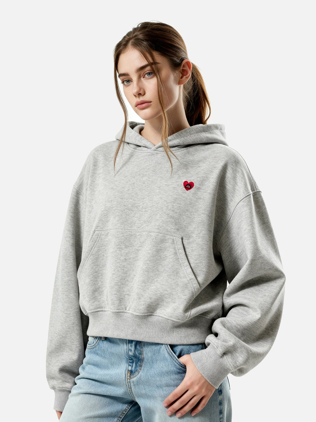 Aelfric Eden Solid Pullover Boxy Hoodie