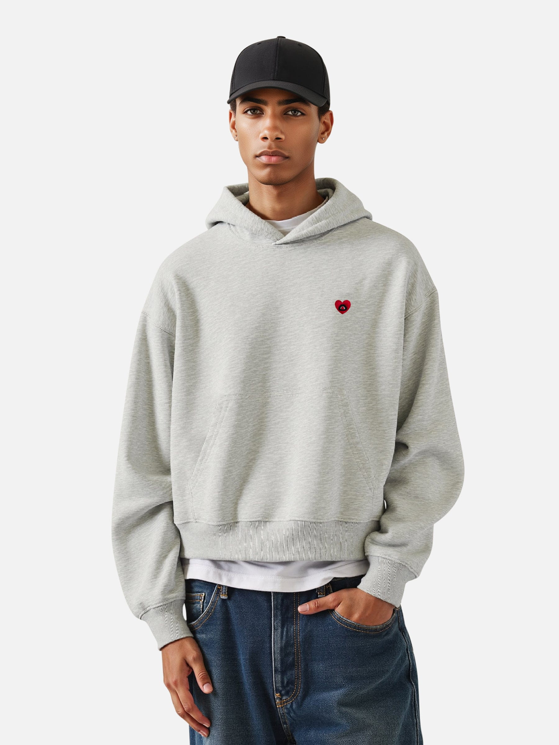 Aelfric Eden Solid Pullover Boxy Hoodie