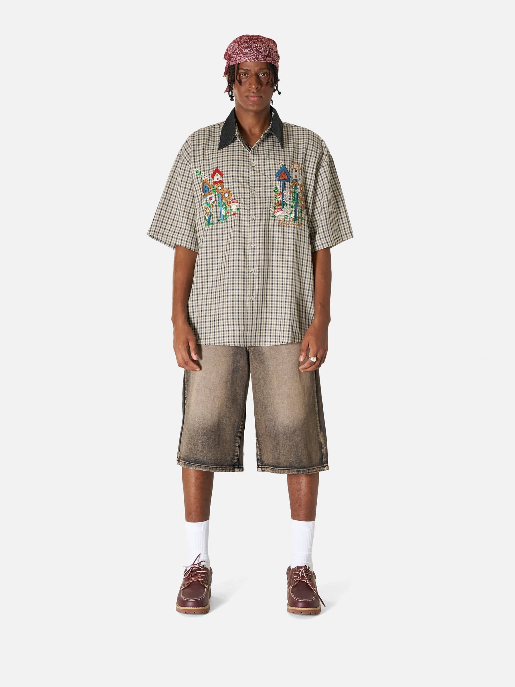 Aelfric Eden Plaid Embroidery Shirt