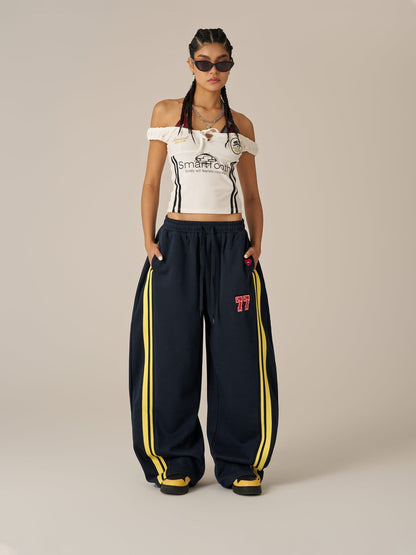 Aelfric Eden Stripe Baggy Barrel Sweatpants