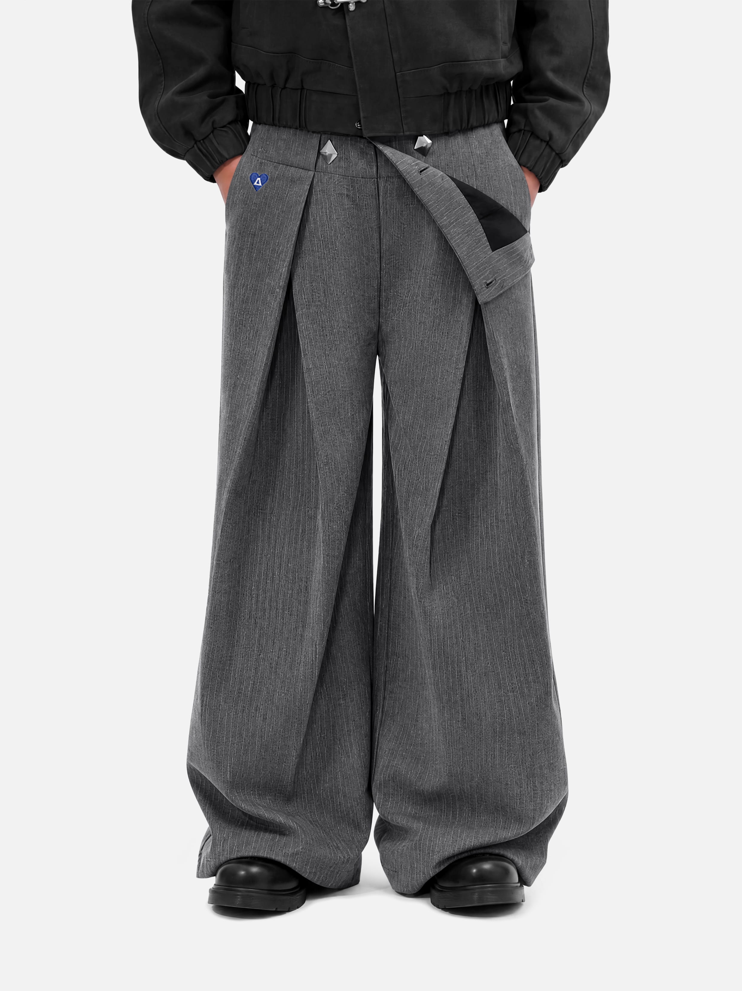 Aelfric Eden Double Waist Pleated Baggy Pants