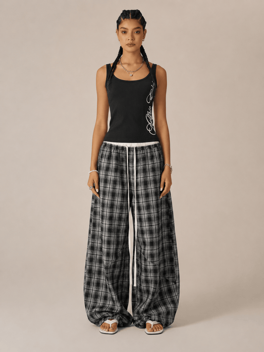 Aelfric Eden Plaid Baggy Sweatpants