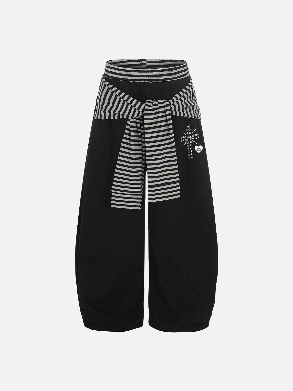 Aelfric Eden Stripe Layered Baggy Barrel Sweatpants