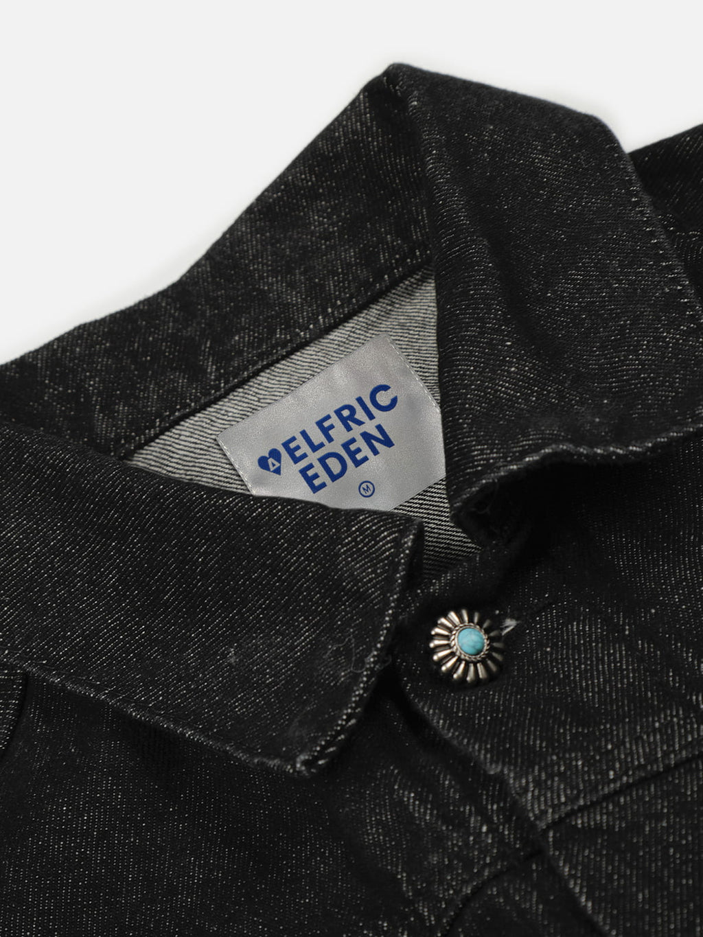 Aelfric Eden Pleated Metal Button Denim Jacket