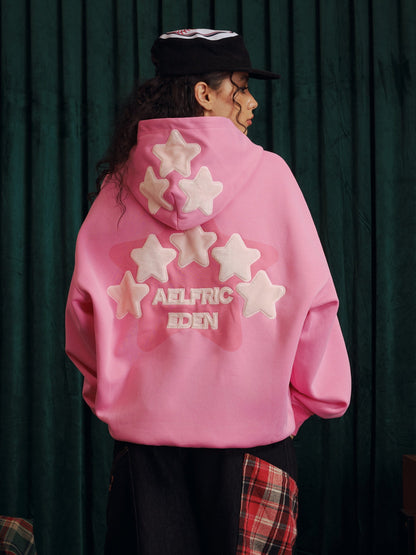 Aelfric Eden Oversized Colorful Eden Star Pullover Hoodie