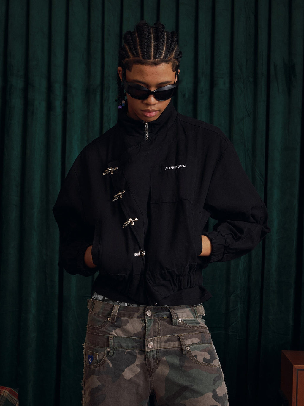 Aelfric Eden Boxy Fireman Clasp Jacket