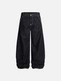 Aelfric Eden Baggy Barrel Rivet Raw Jeans