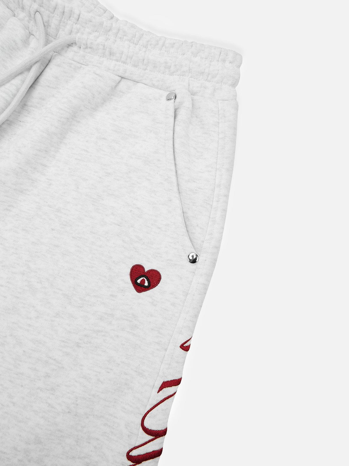 Aelfric Eden Boxy Script Embroidery Hoodie Sets