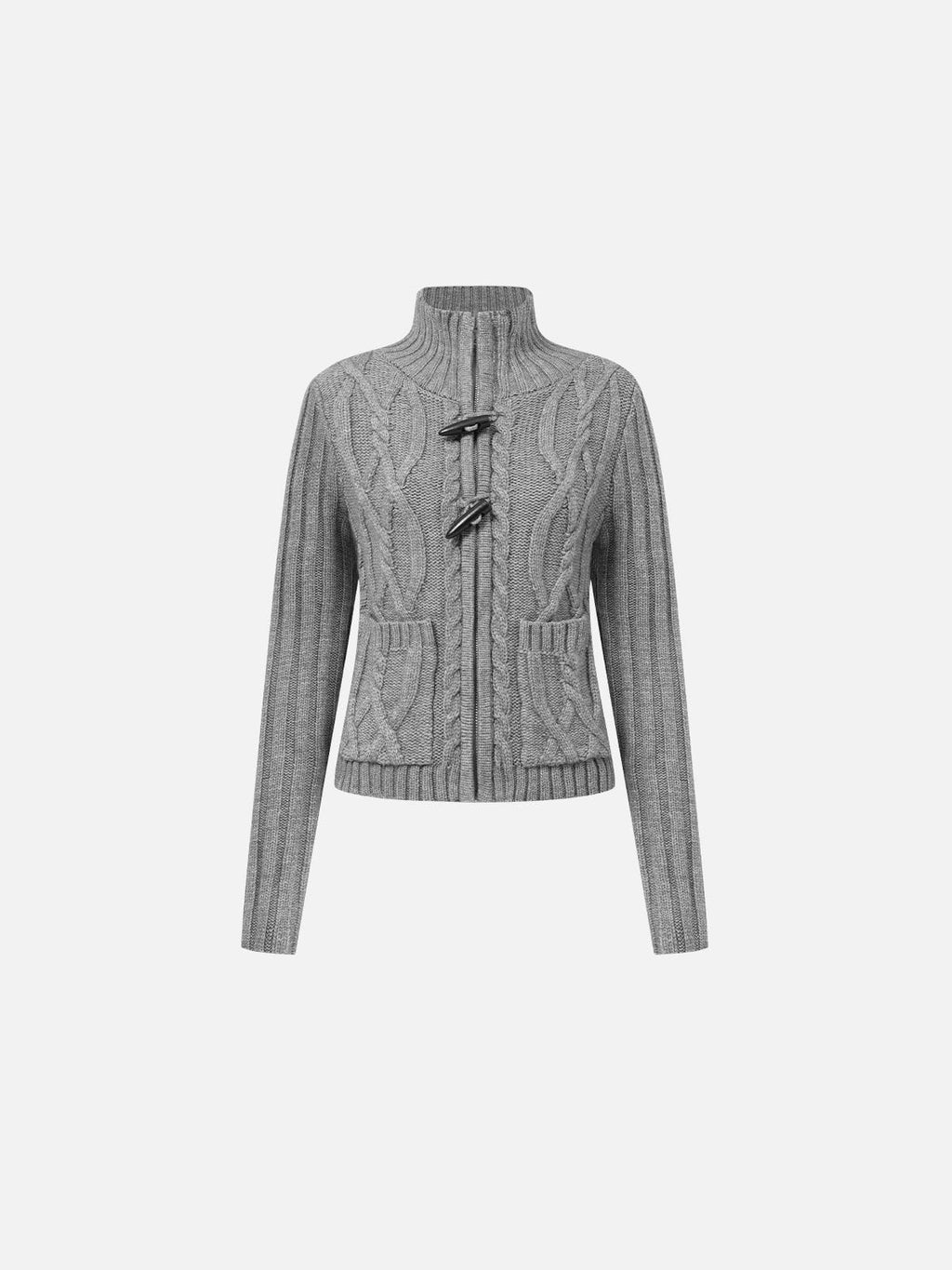 Aelfric Eden Cable Knit Toggle Zip Cardigan