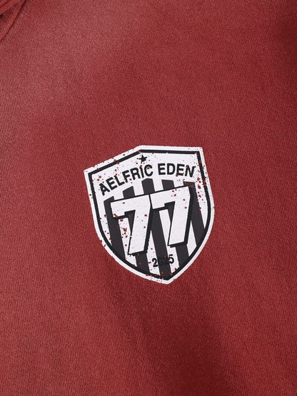 Aelfric Eden Boxy fit 77 Stripe Zip Hoodie – Acid Wash