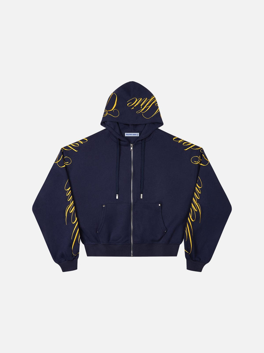 Aelfric Eden Boxy Script Embroidery Hoodie Sets