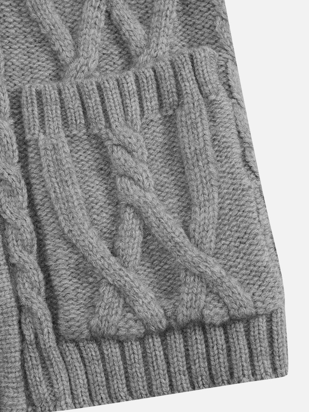 Aelfric Eden Cable Knit Toggle Zip Cardigan
