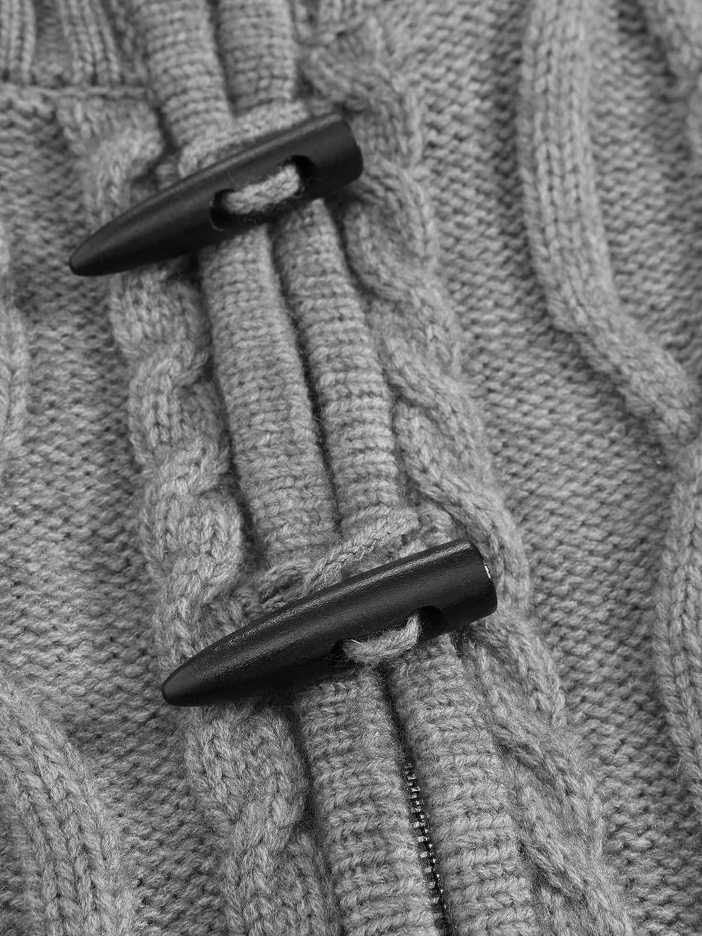 Aelfric Eden Cable Knit Toggle Zip Cardigan