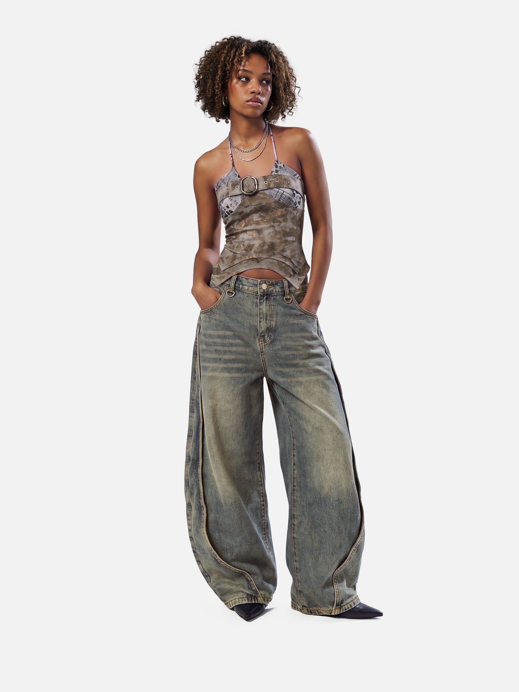Aelfric Eden Belted Halter Top