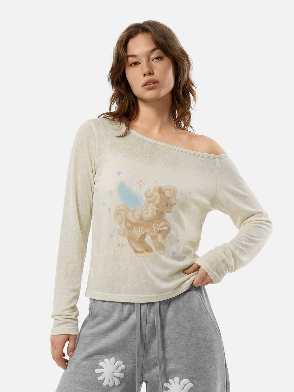 Aelfric Eden Angel Pony Long Sleeve Tee