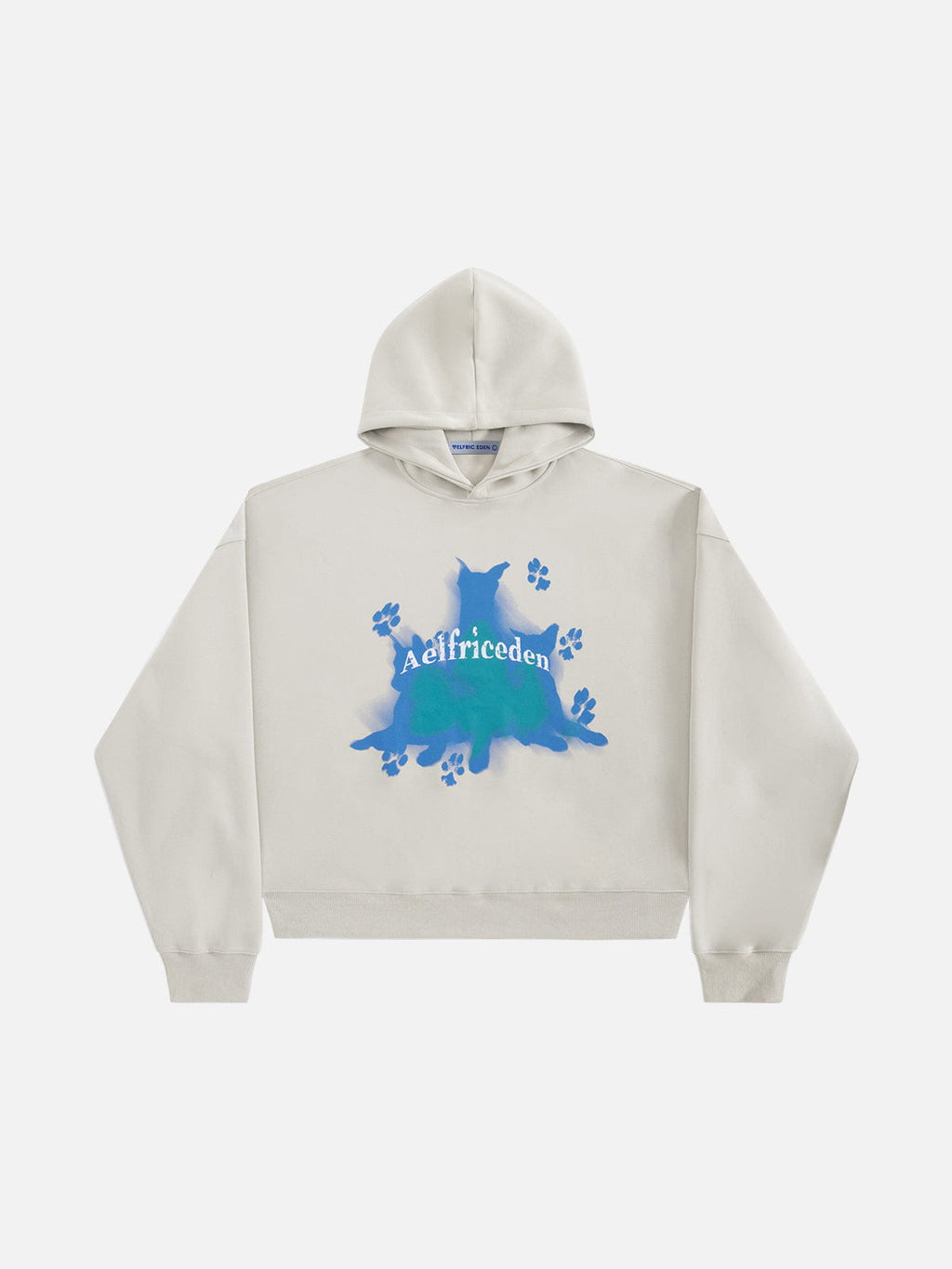 Aelfric Eden Oversized Blurring Doberman Graphic Hoodie