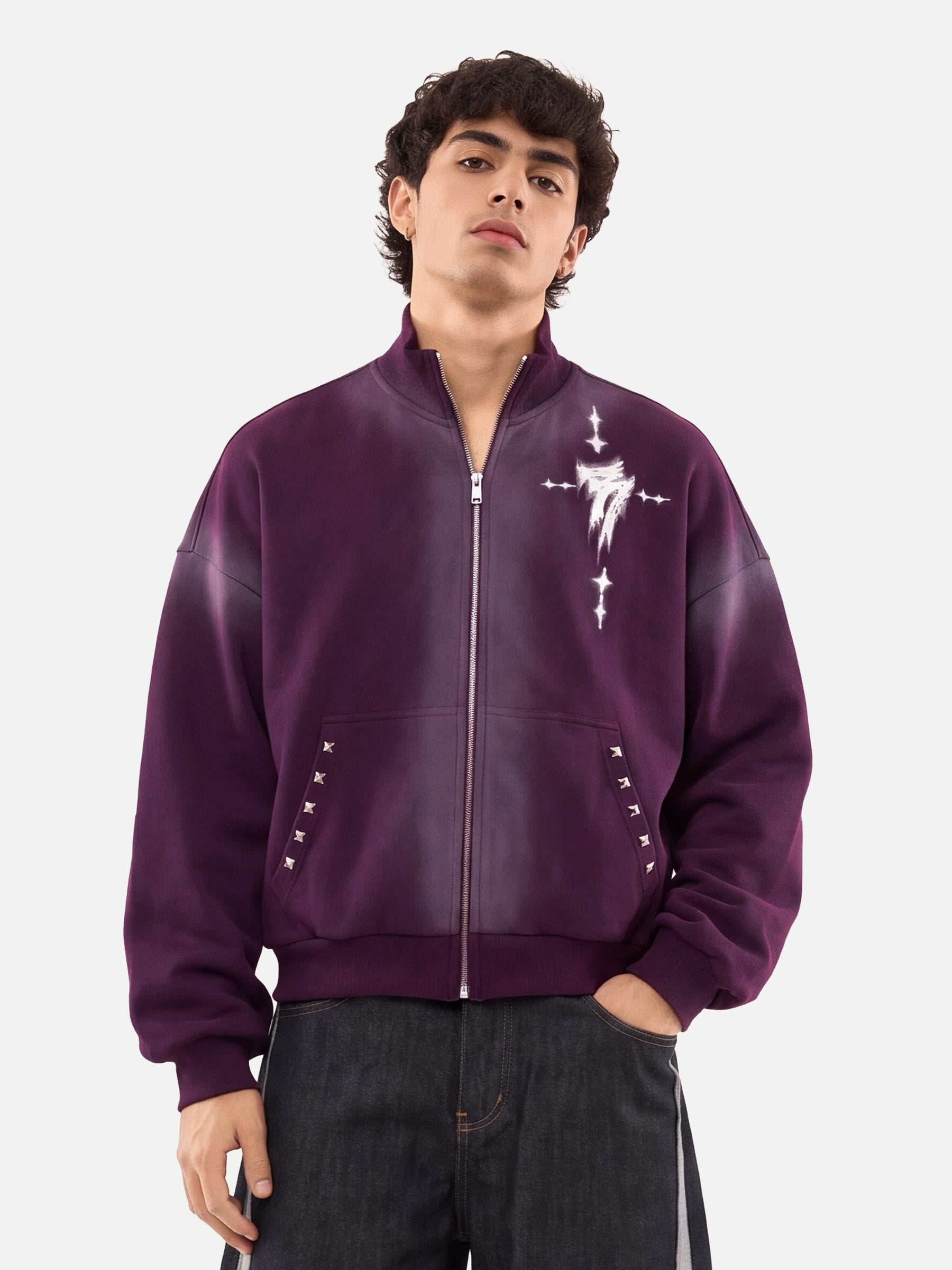 Aelfric Eden Boxy Studded Jacket