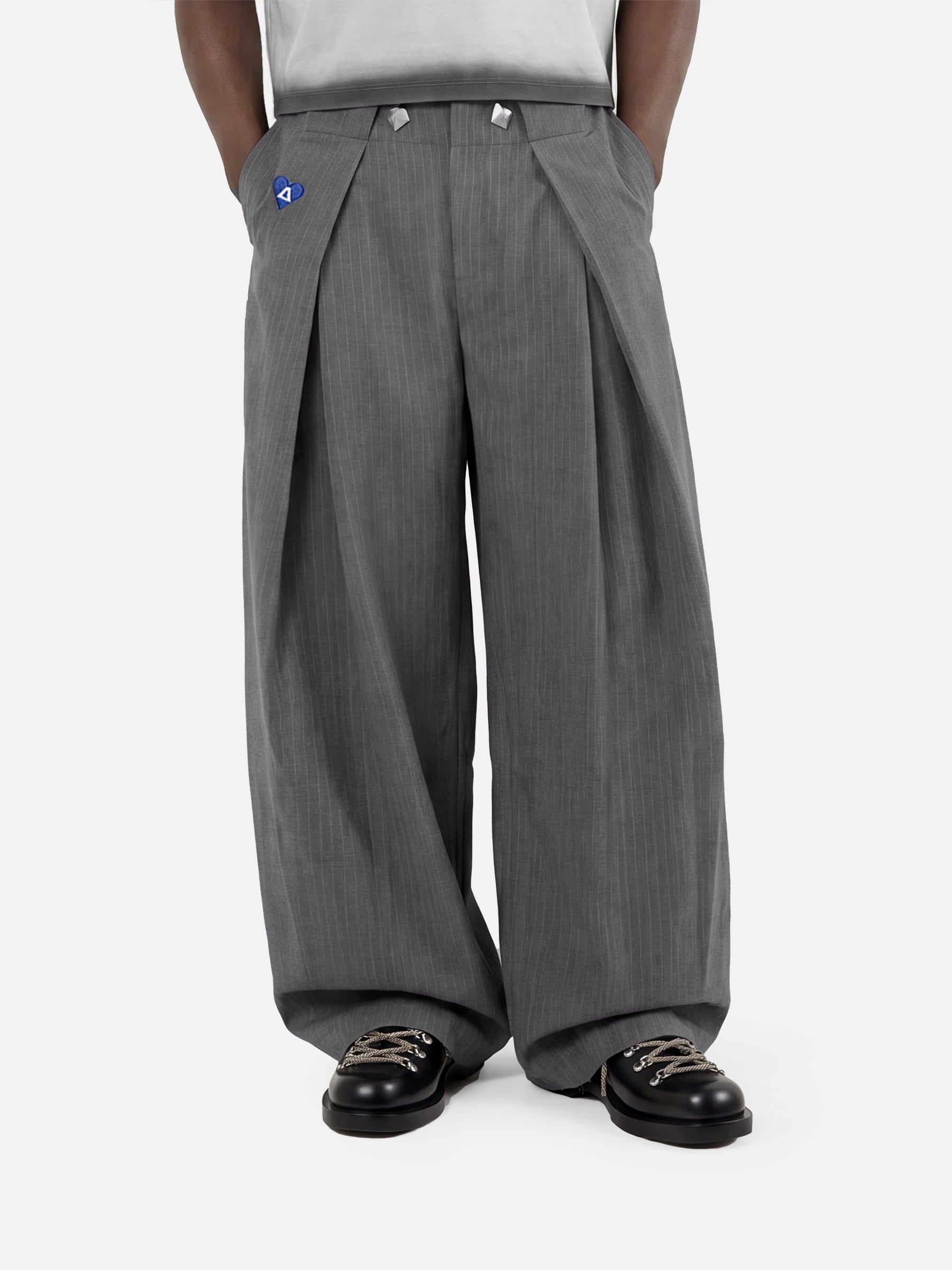 Aelfric Eden Double Waist Pleated Baggy Pants
