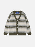 Aelfric Eden Oversized Blocking Striped Cardigans
