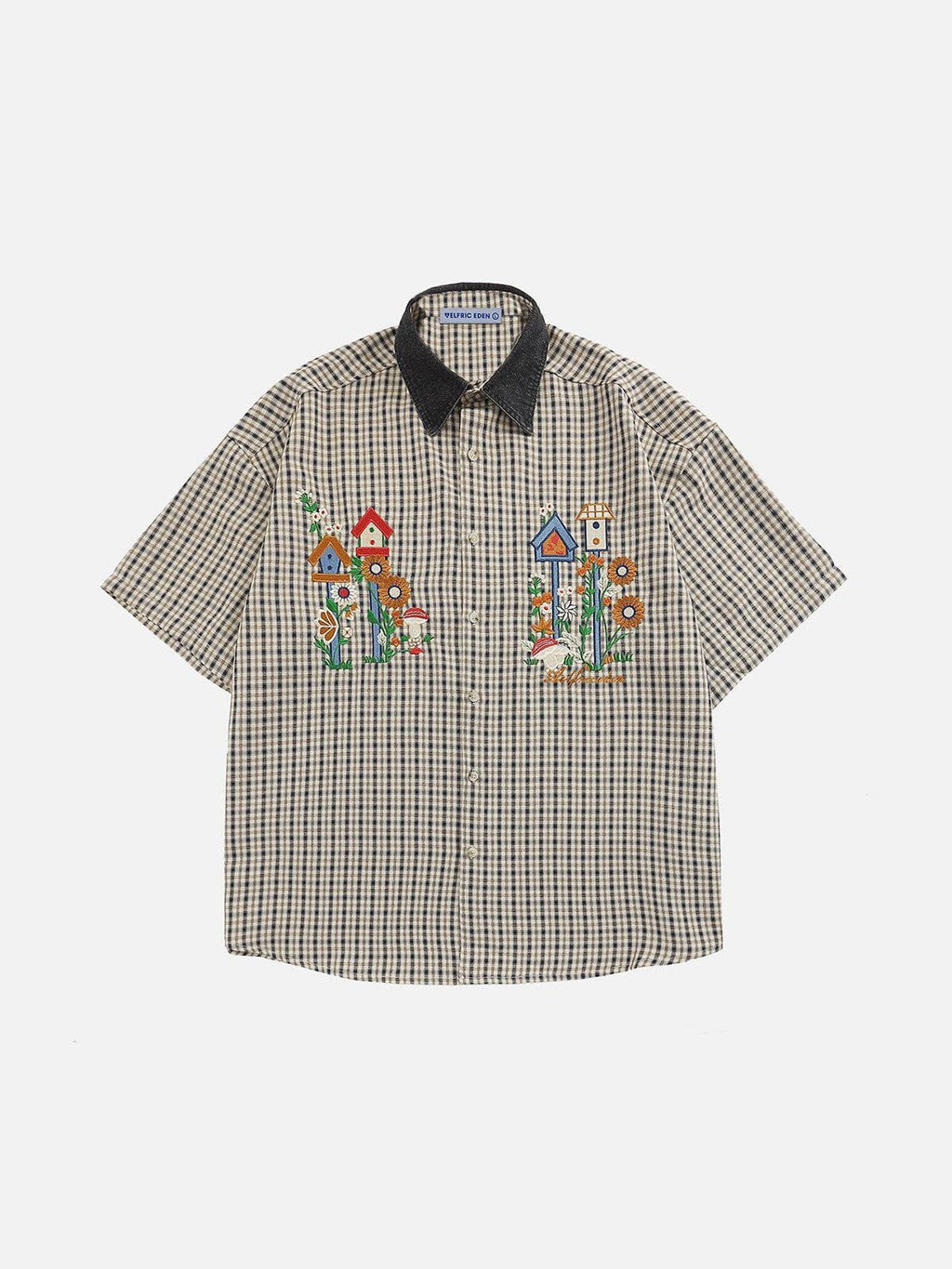 Aelfric Eden Plaid Embroidery Shirt