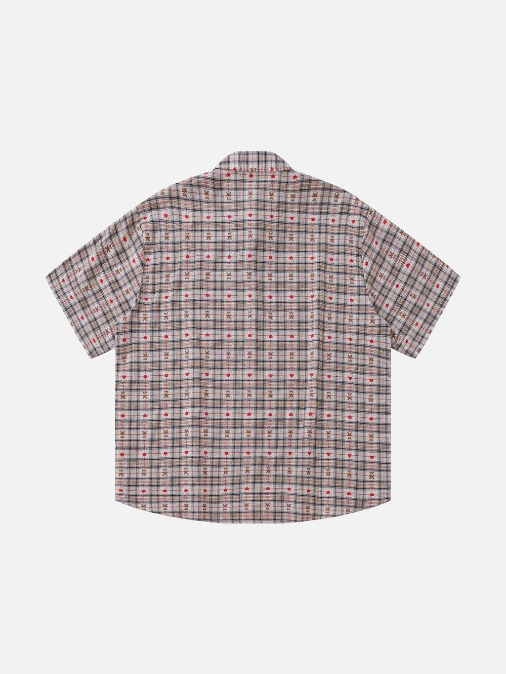 Aelfric Eden Crochet Heart Pocket Plaid Shirt