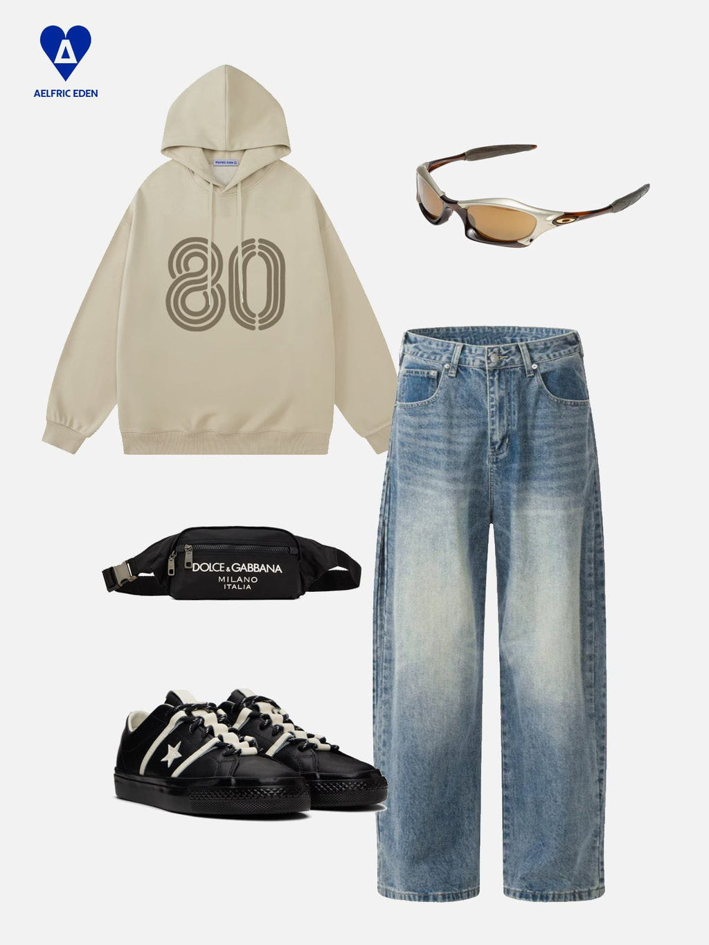 Aelfric Eden Vintage 80 Graphic Hoodie
