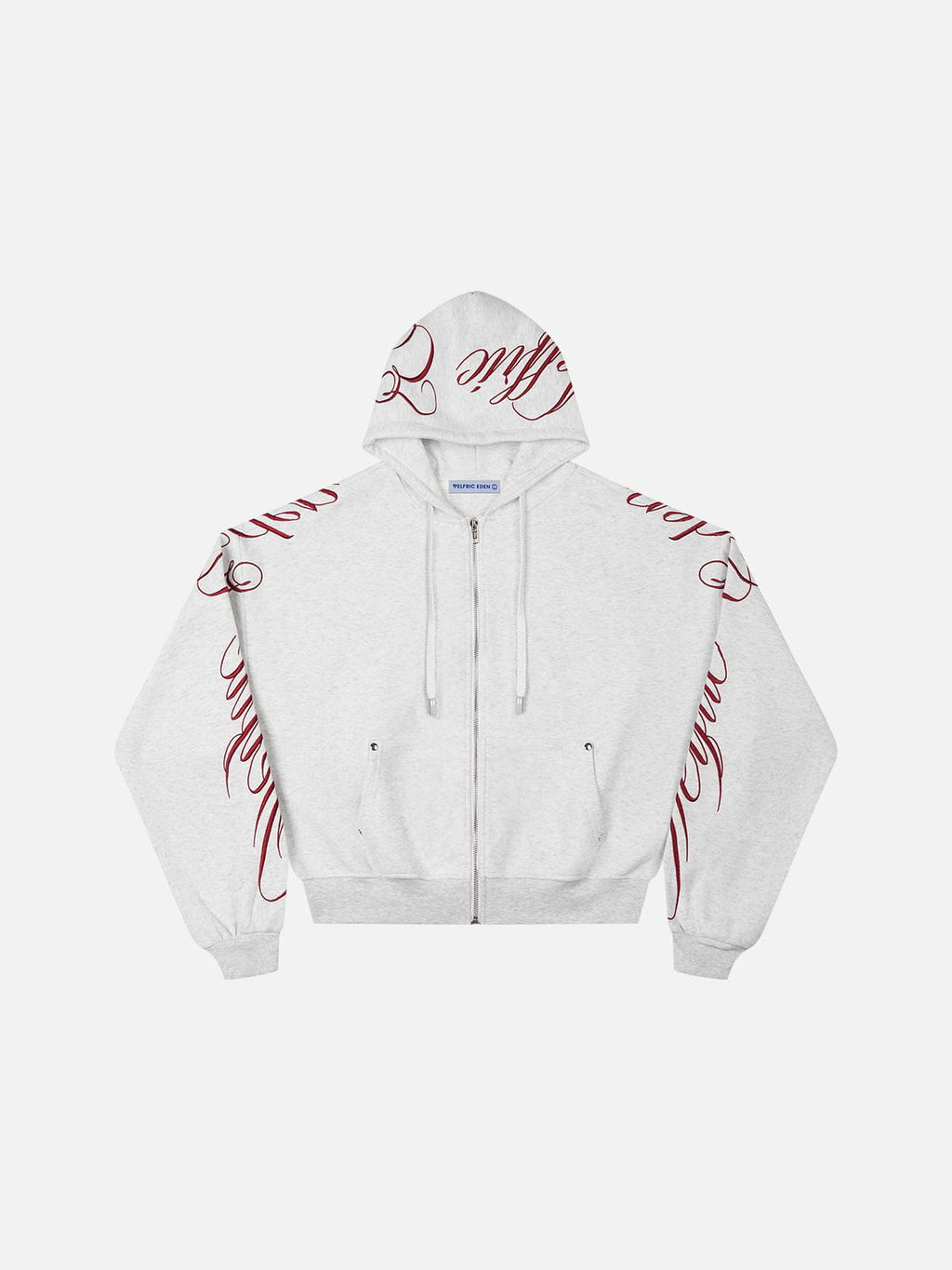 Aelfric Eden Boxy Script Embroidery Hoodie Sets