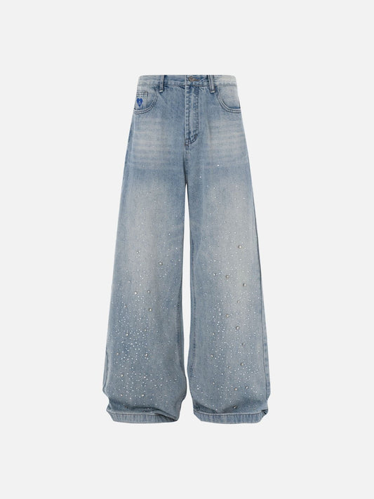 Aelfric Eden Rhinestone Baggy Jeans