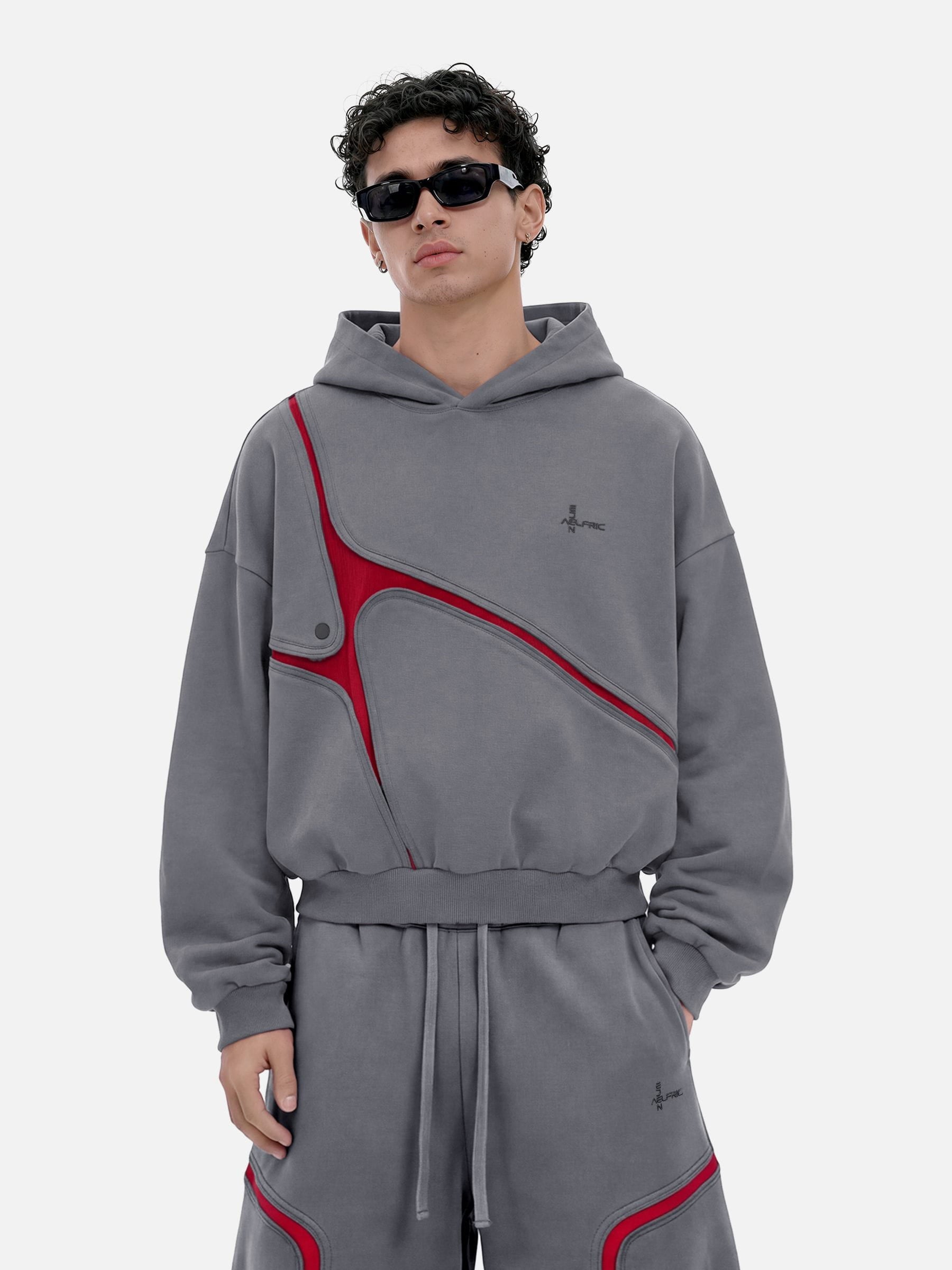 [Pre-Order] Aelfric Eden Boxy Deconstructed Panel Pullover Hoodie