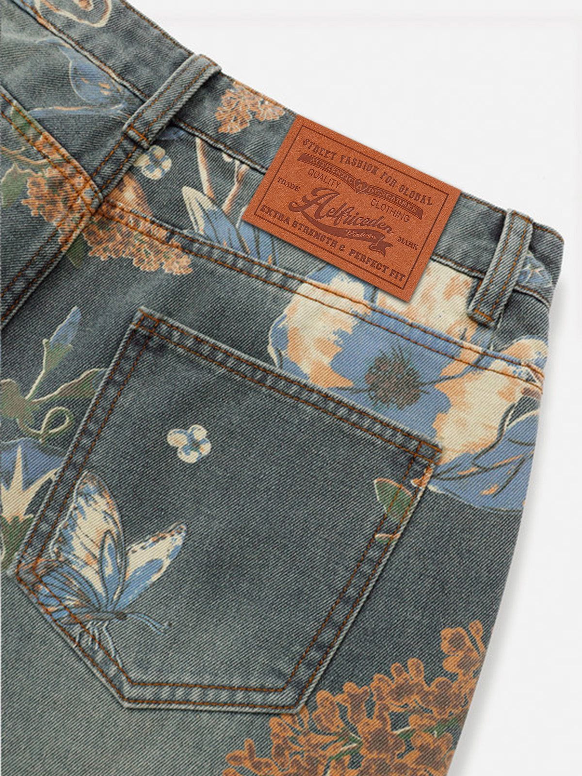 Aelfric Eden Floral Baggy Jeans