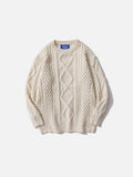 Aelfric Eden Retro 90s Cable Knit Sweater