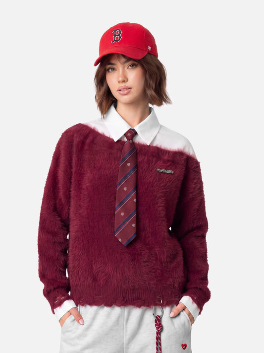 Aelfric Eden Tie Two Layer Sweater