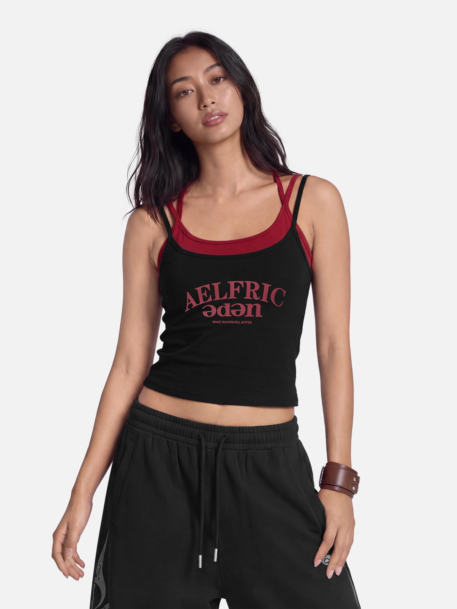 Aelfric Eden Contrast Layered Cami Top