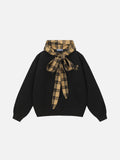 Aelfric Eden Plaid Bow Pullover Hoodie