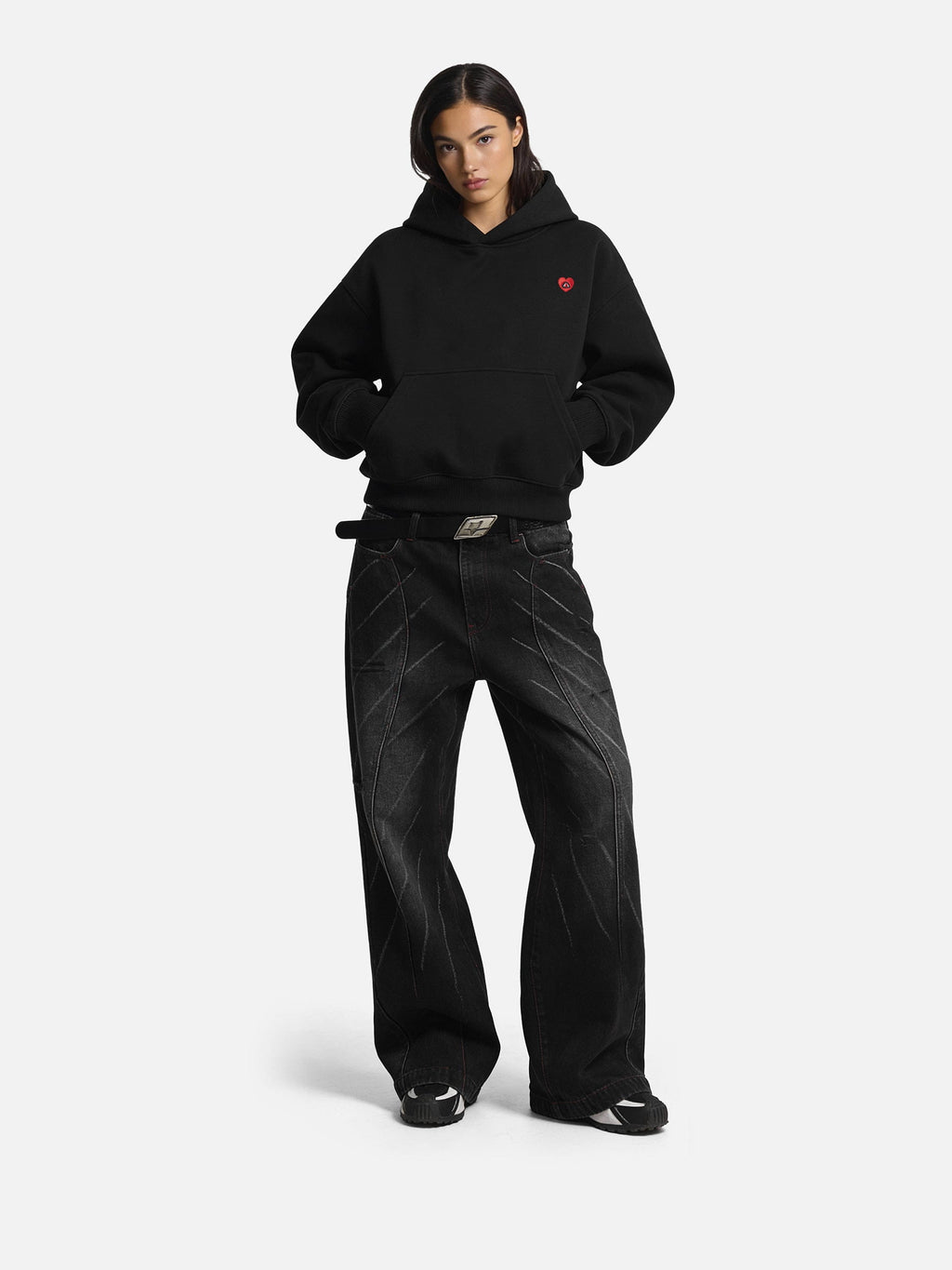 Aelfric Eden Solid Pullover Boxy Hoodie