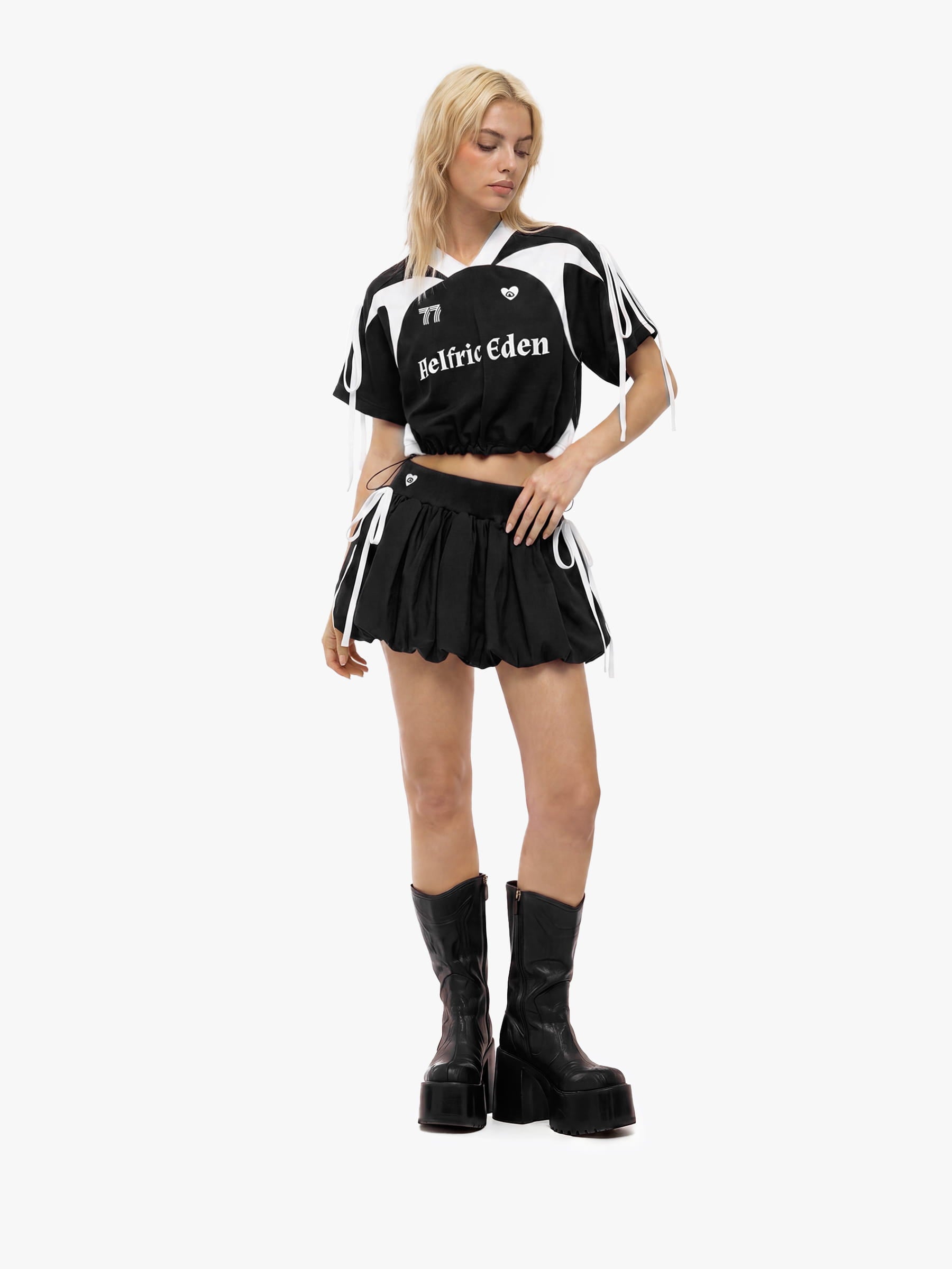 Aelfric Eden Drawstring Puff Mini Skirt