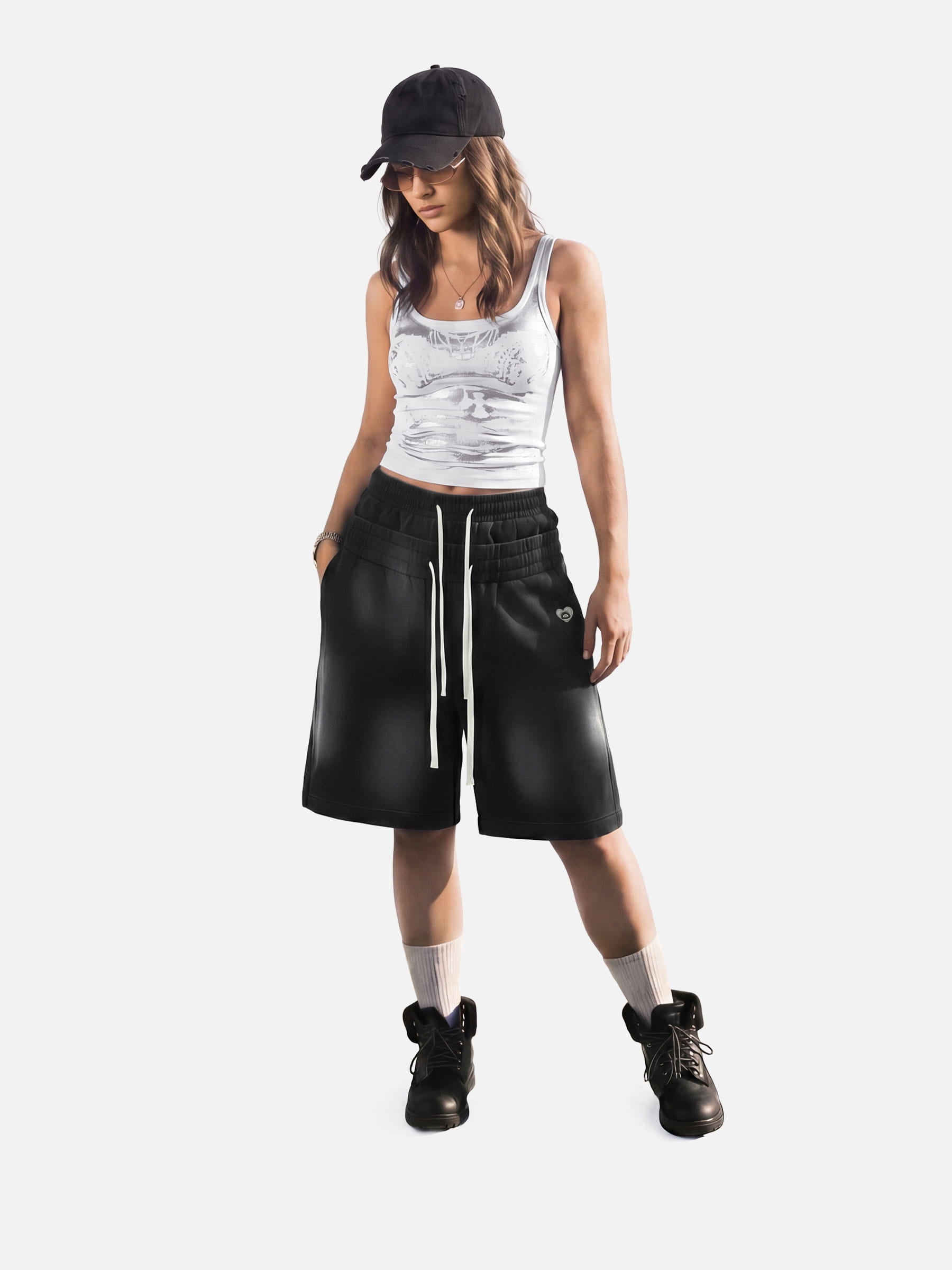 Aelfric Eden Double Waist Washed Shorts