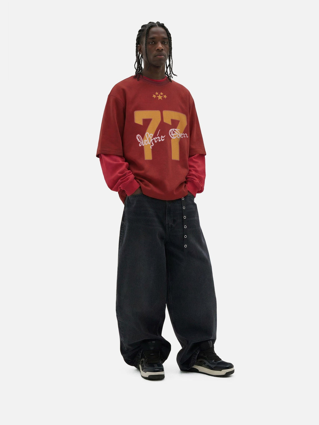 Aelfric Eden 77 Graphic Layered Long Sleeve Tee