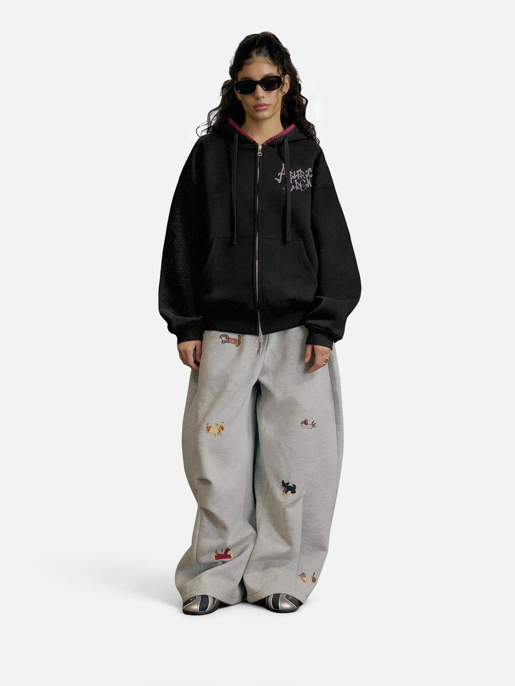 Aelfric Eden Boxy Spider Cherry Hoodie