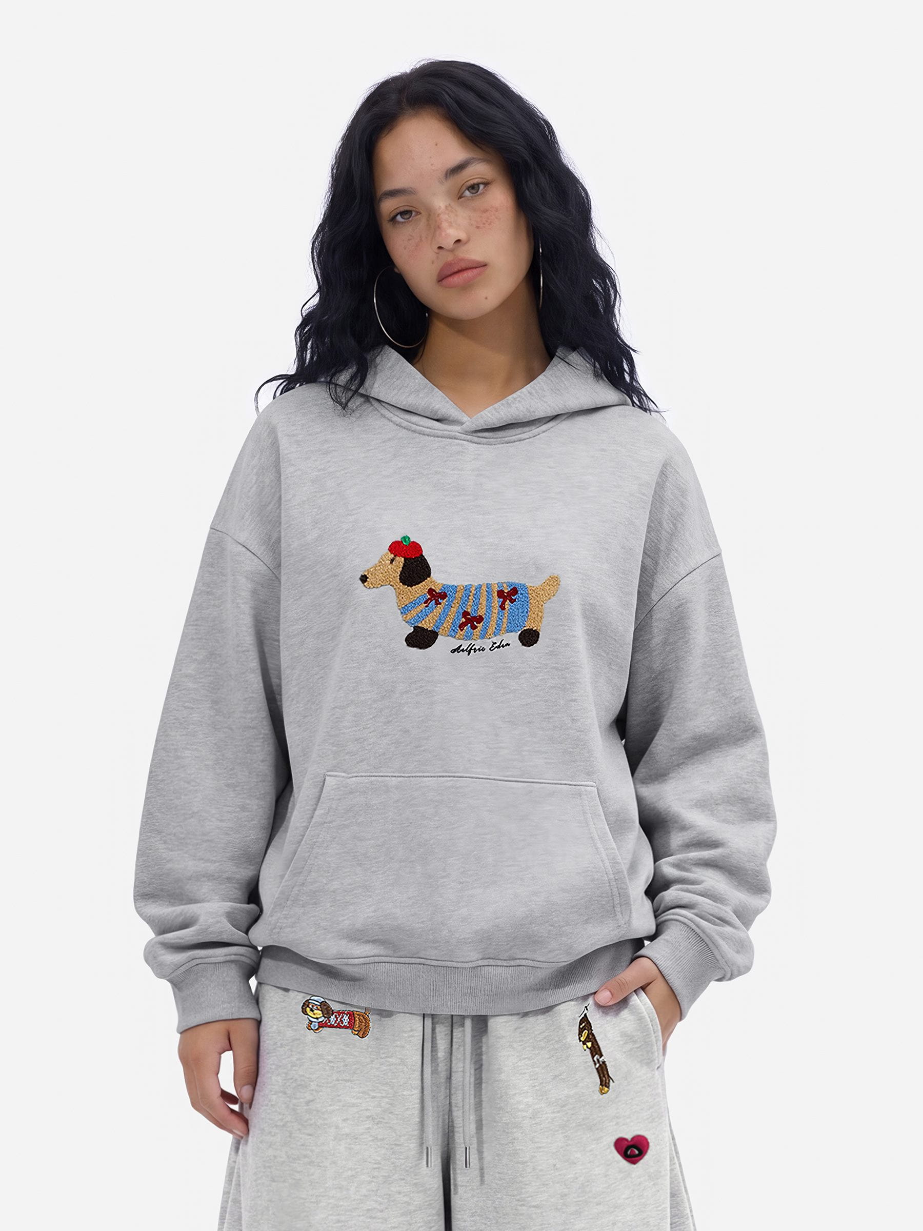 Aelfric Eden Cartoon Dachshund Hoodie