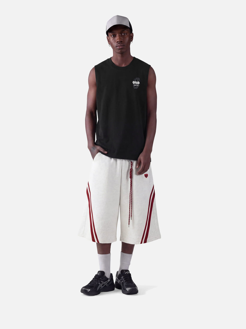 Aelfric Eden Stripe Longline Shorts