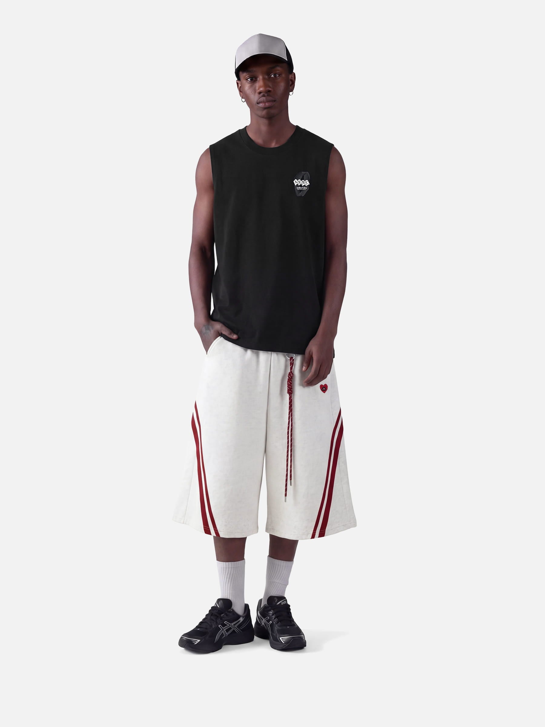 Aelfric Eden Stripe Longline Shorts