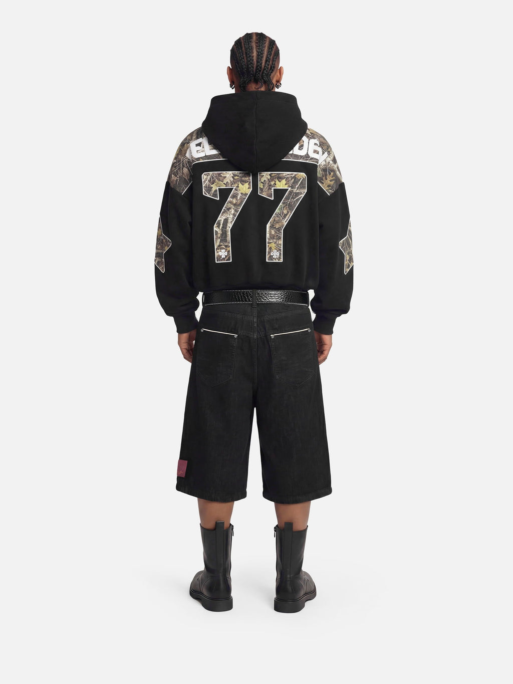 Aelfric Eden Boxy CAMO Panel Pullover Hoodie