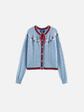 Aelfric Eden Floral Embroidery Cardigan