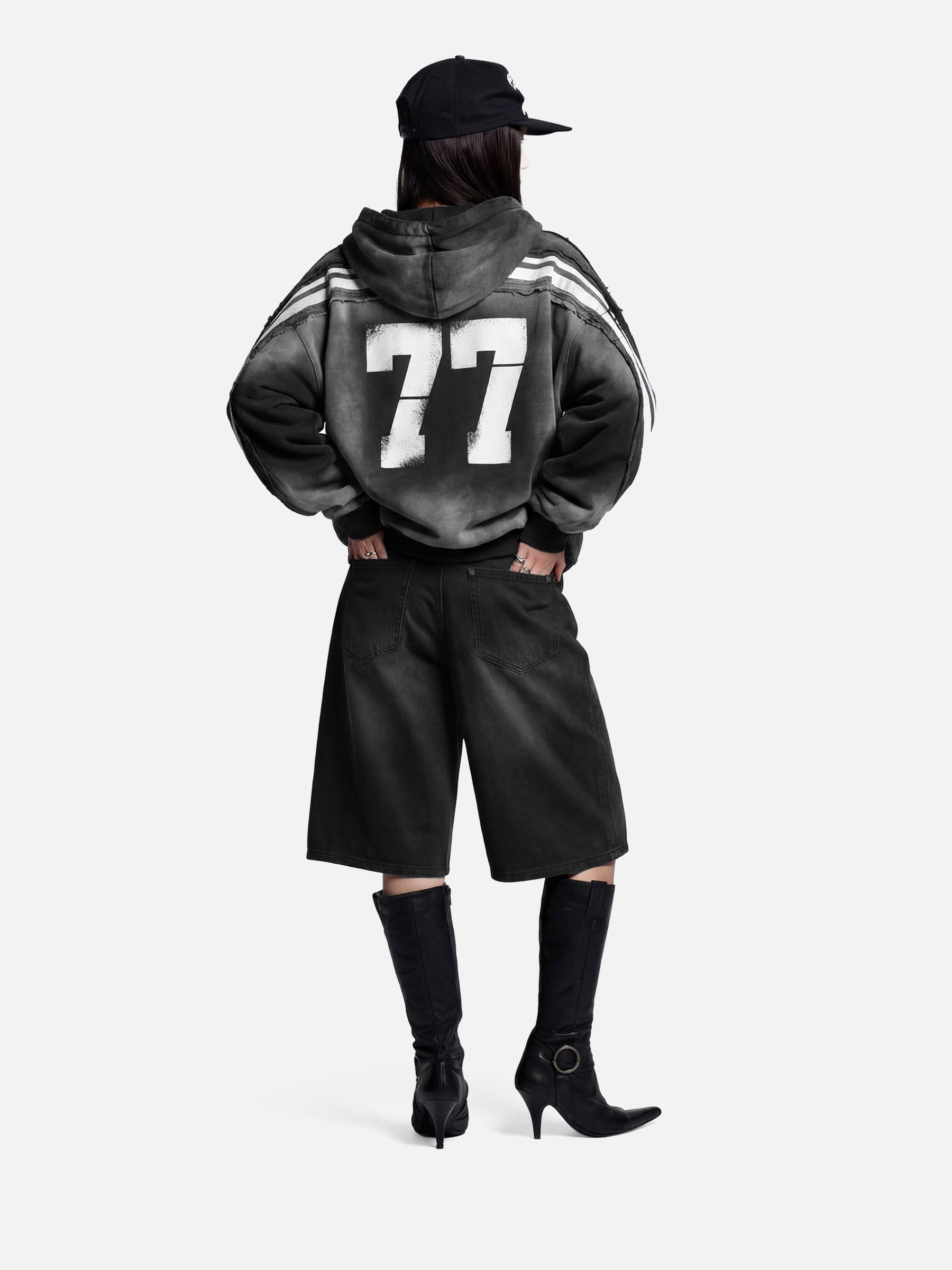 Aelfric Eden Flame Graphic Jorts