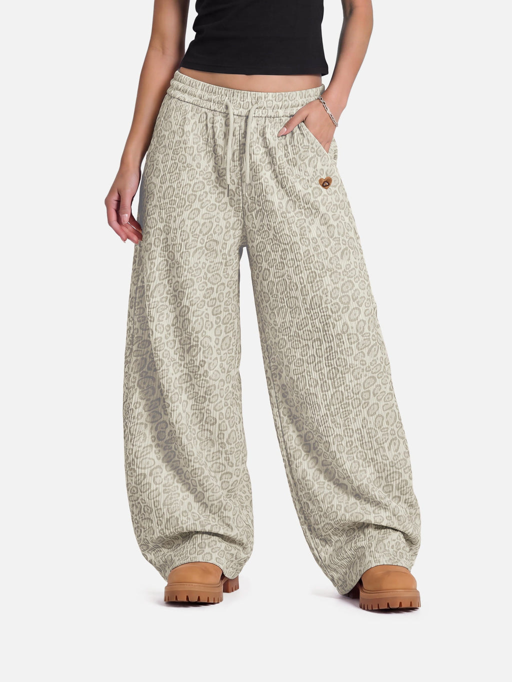 Aelfric Eden Leopard Texture Sweatpants