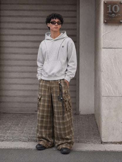 Aelfric Eden Plaid Baggy Barrel Pants