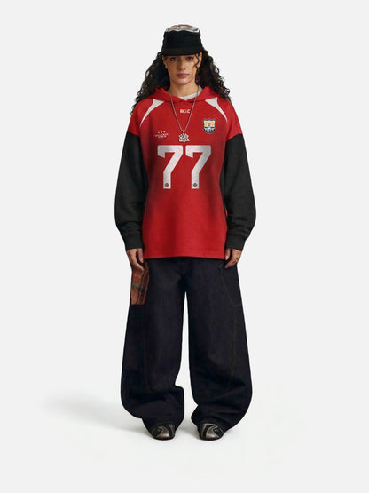 Aelfric Eden 77 Color Blocking Pullover Hoodie