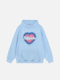 Aelfric Eden Dip Dye Heart Graphic Pullover Hoodie