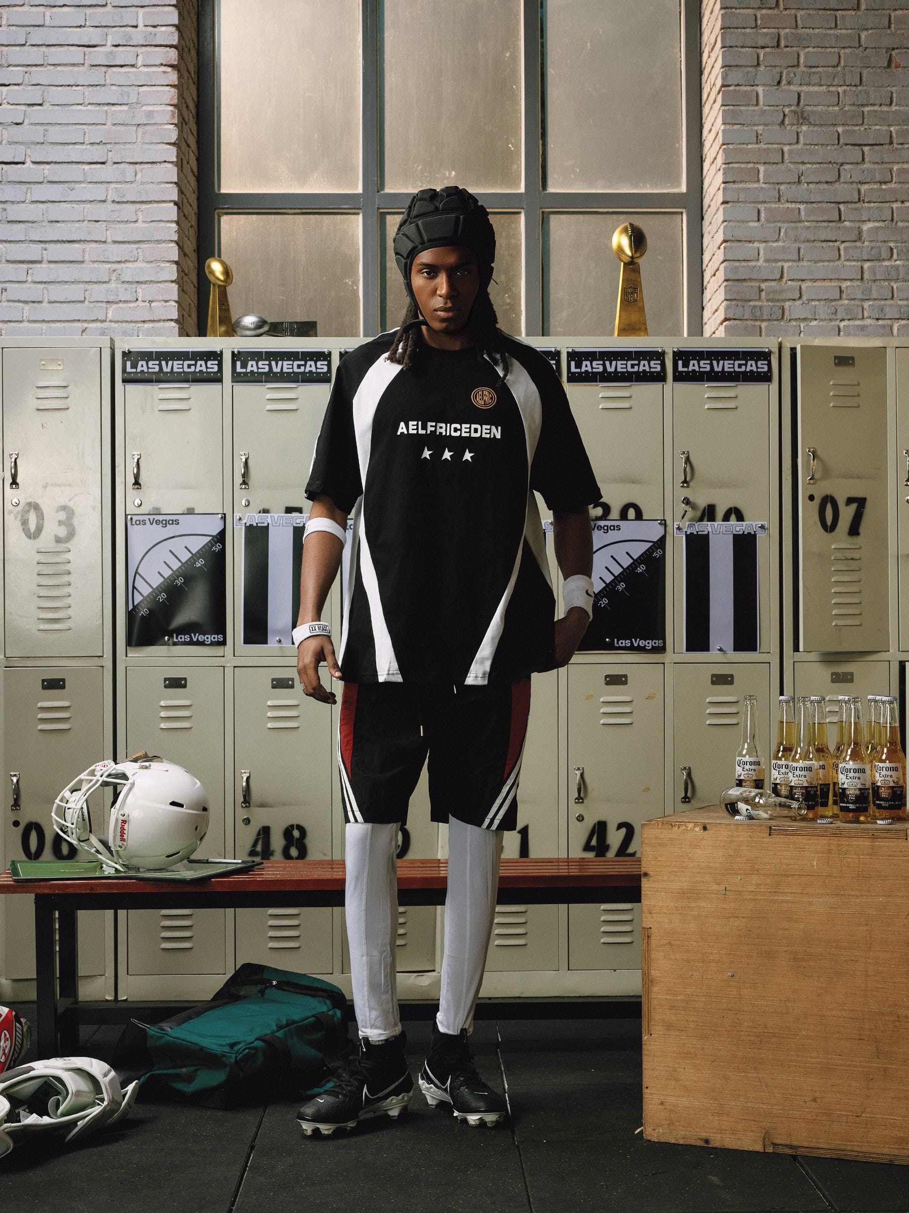 Aelfric Eden Patchwork Contrast Soccer Jersey